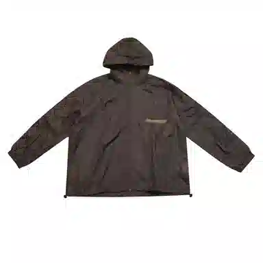 【dme】 美式户外机能风连帽纯色简约宽松休闲百搭长袖外套夹克 男女同款