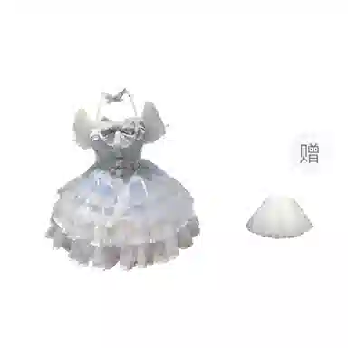 桴生 冰雪舞曲温柔纯欲小千金感芭蕾风约会生日短裙蓬蓬裙夏季公主清新小礼服萝莉装 女款