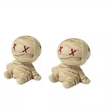 蔻蒂熊 木乃伊恐怖树脂 比例手办