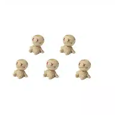 蔻蒂熊 木乃伊恐怖树脂 比例手办