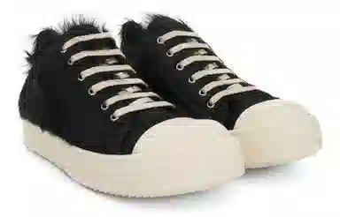 Rick Owens Low Top Sneakers Black