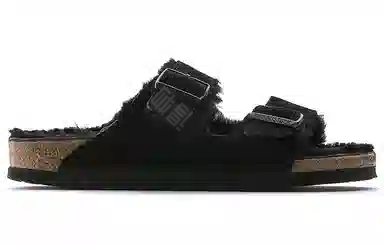 Birkenstock Arizona Shearling Black