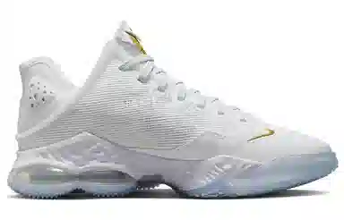 Nike Lebron 19 Low White Gold