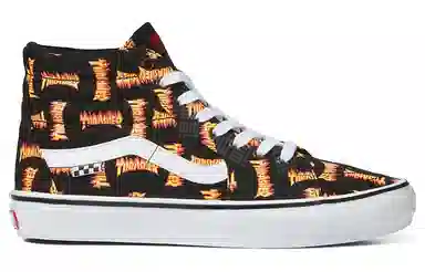 Thrasher x Vans SK8 High Black Yellow