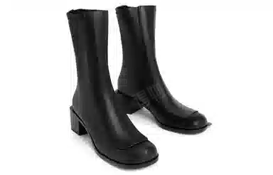 Charles & Keith High Boots Black