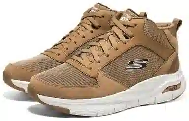 Skechers Arch Fit High Top Whiskey Brown
