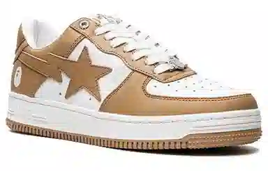 A BATHING APE STA White Brown