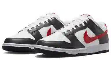 Nike Dunk Low Black Red White