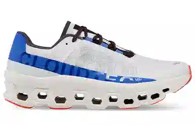 On Cloudmonster White Navy