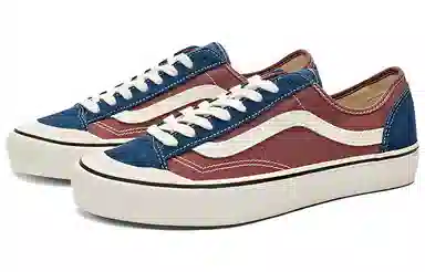 Vans Style 136 White Red Blue