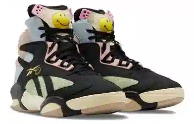 SMILEY x Reebok Shaq Attaq Black Blue