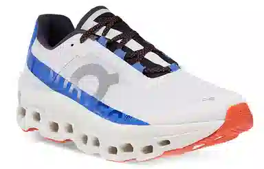 On Cloudmonster White Navy