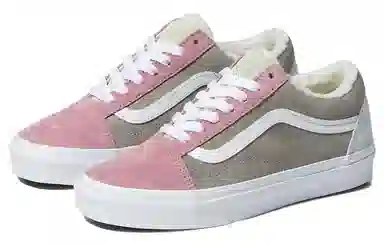 Vans Old Skool Sherpa Grey Pink