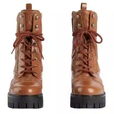 Gucci GG Short Boots Brown