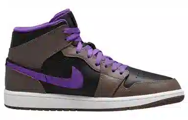 Jordan Air Jordan 1 Mid Black Brown