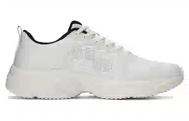 特步 舒适潮流百搭 轻便耐磨防滑 低帮 跑步鞋 白色