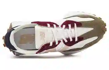 New Balance 327 White Green Red