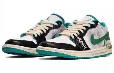Jordan Air Jordan 1 Low Green White Black