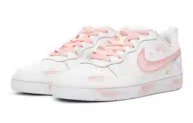 Nike Court Borough Low 2 GS White Pink
