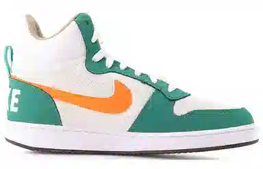 Nike Court Borough Mid White Green