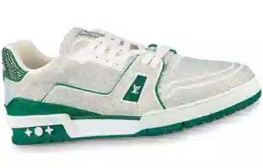 Louis Vuitton Trainer White Green