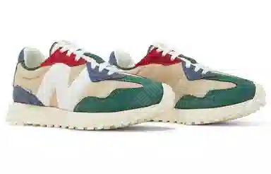 New Balance 327 Green Blue Red