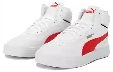 PUMA Caven Mid White Red