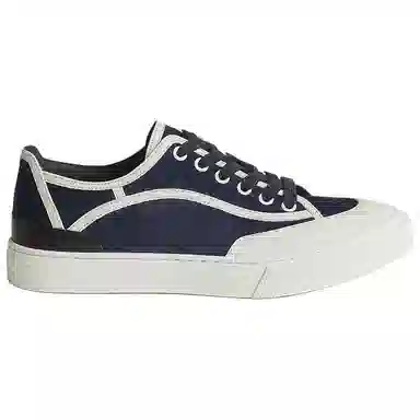 Hermes Get Suede Low Sneakers Blue White
