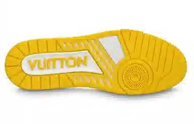 Louis Vuitton Trainer Low White Yellow