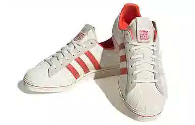 adidas Superstar 80s White Red
