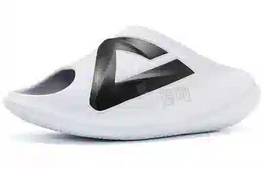 匹克 态极小胖拖 防滑耐磨 运动拖鞋 女款 白黑