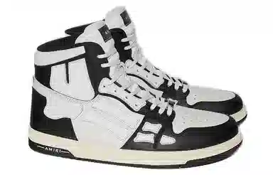 AMIRI Skel-Top Hi White Black