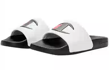 Champion Campus Slide Black White