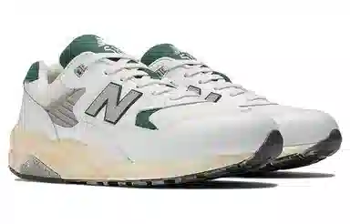 New Balance 580 White Green Yellow