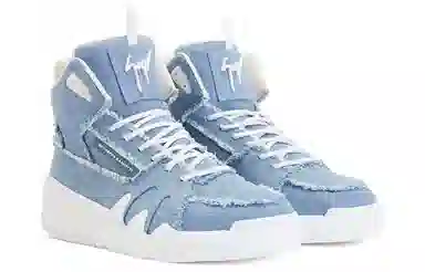 Giuseppe Zanotti GZ Talon Denim Print