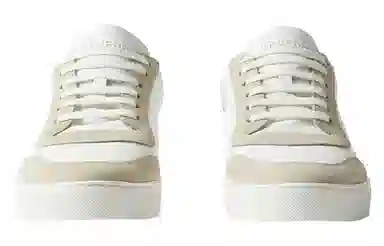 Burberry Low-Top Sneakers White Brown