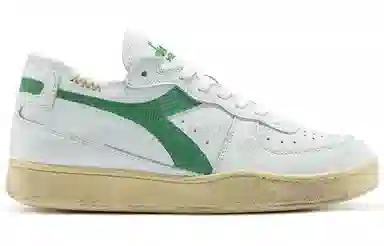 Diadora Mi Basket Low White Green