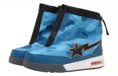 HONEYCOMB x A BATHING APE STA High-Top Blue