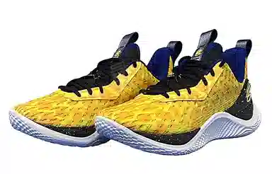 Under Armour Curry 10 Yellow Black White