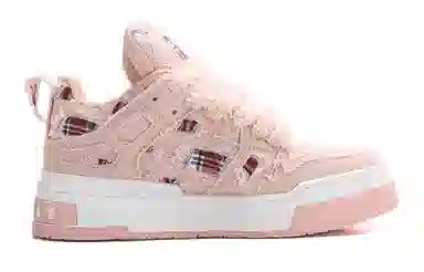 Jifffly Denim-Tartan Sneakers