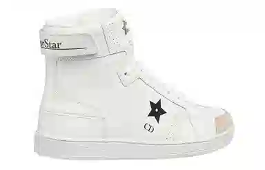 Dior Star Leather High-Top White