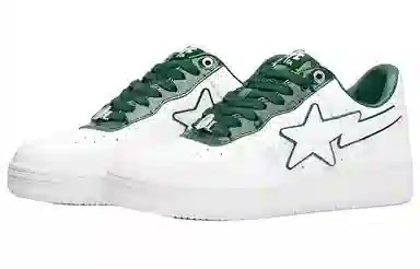 A BATHING APE STA White Green