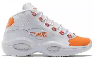 Reebok Question Mid White Orange