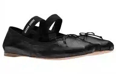 Miu Miu Ballet Flats Black