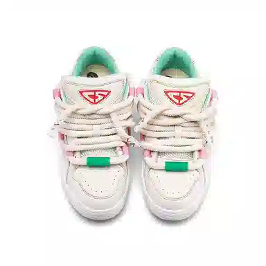 Cat & Sofa Dreadlock Series White Red