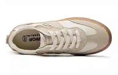 Warrior Retro Low-Top Beige Coffee