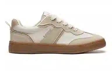 Warrior Retro Low-Top Beige Coffee