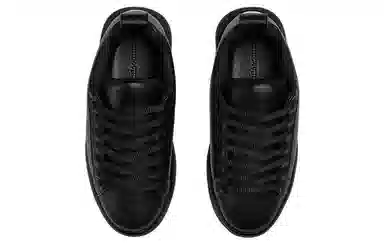 Bottega Veneta Low Top Leather Sneakers Black