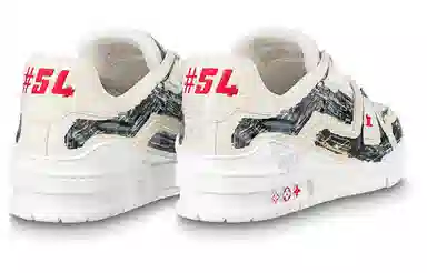 Louis Vuitton Trainer White Black