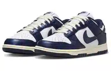 Nike Dunk Low "Midnight Navy and White"